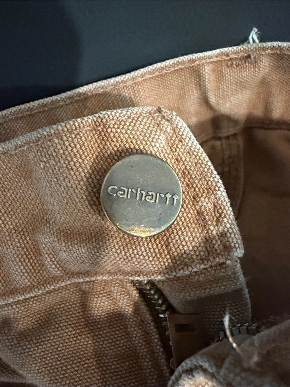 Carhartt Men’s Tan Cargo Pants Loose Fit